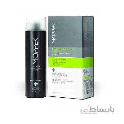 شامپو موپک مخصوص موهای رنگ شده و آسیب دیده 250 میلی لیتر ا MOPPEK Hair Shampoos
