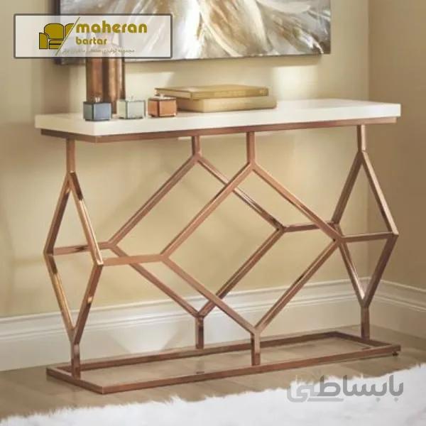 میز کنسول استیل مدل باوان BAVAN