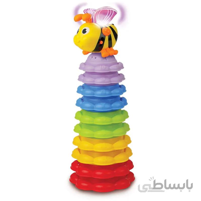 برج بازی زنبور عسل وین فان stack n learn bee and sunflowers
