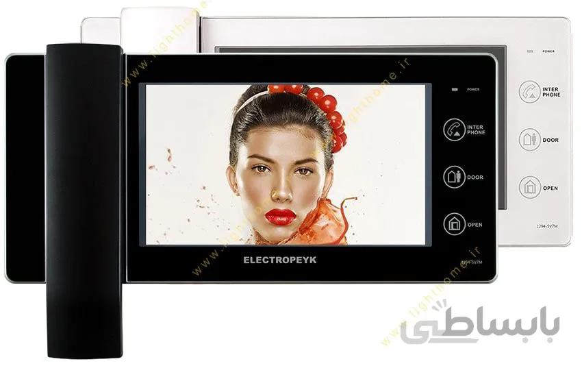 گوشی تصویری7اینج با دسته گوشی1294 الکتروپیک