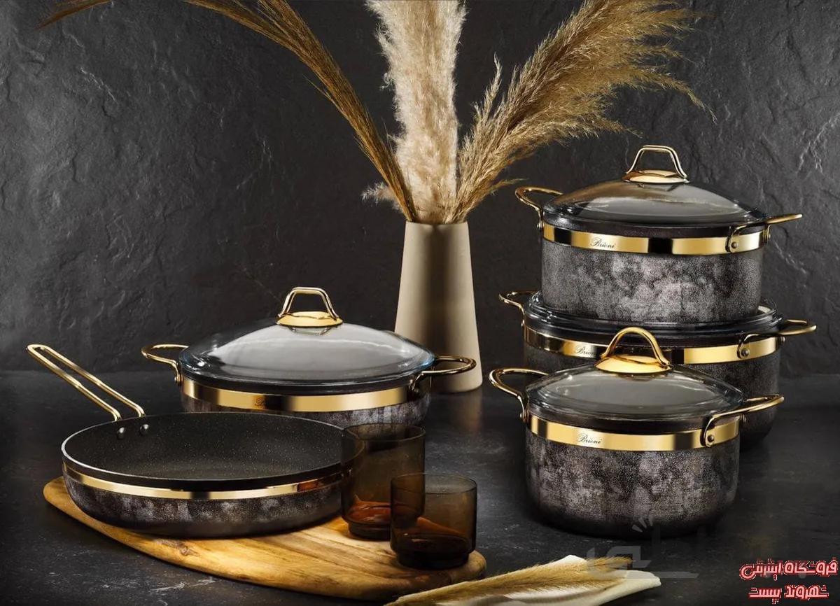 سرویس قابلمه گرانیتی 9 پارچه بریونی brioni ا کدکالا 4297_426