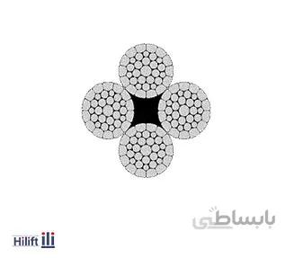 سیم بکسل کلایمر HD Galvanized هات دیپ گالوانیزه چینی 8.3 میلیمتر با ساختار 31*4