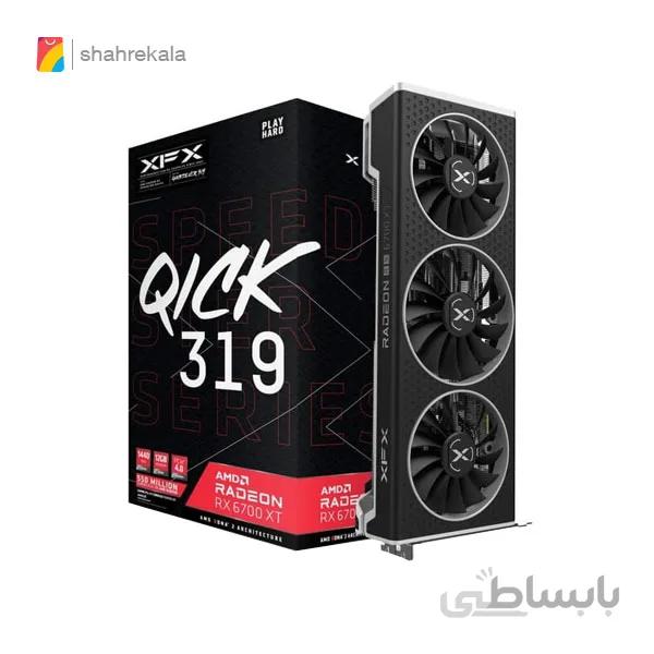 کارت گرافیک ایکس اف ایکس AMD Radeon RX-6700XT QICK 319 12GB