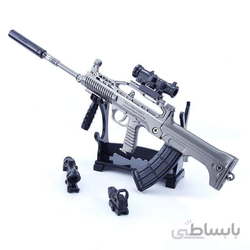 ماکت تفنگ QBZ بازی پابجی (فلزی)