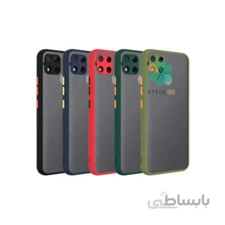 قاب گوشی شیائومی Xiaomi Redmi 9C مدل پشت مات محافظ لنزدار ا Camera Lens Protect Hybrid Simple Matte Pc Phone Case for Xiaomi Redmi 9C