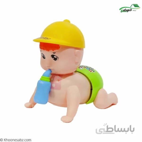 عروسک موزیکال نوزاد با پستونک راه رونده مدل 6688-4
