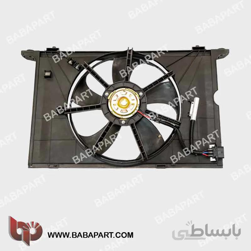 مجموعه کامل فن رادیاتور (موتور فن آریو، بدنه کامل، پره) آریو