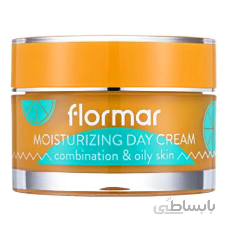 کرم مرطوب کننده روز مناسب پوست چرب و مختلط 50میل فلورمار ا Flormar Moisturizing Day Cream For Oily And Combination skin 50ml
