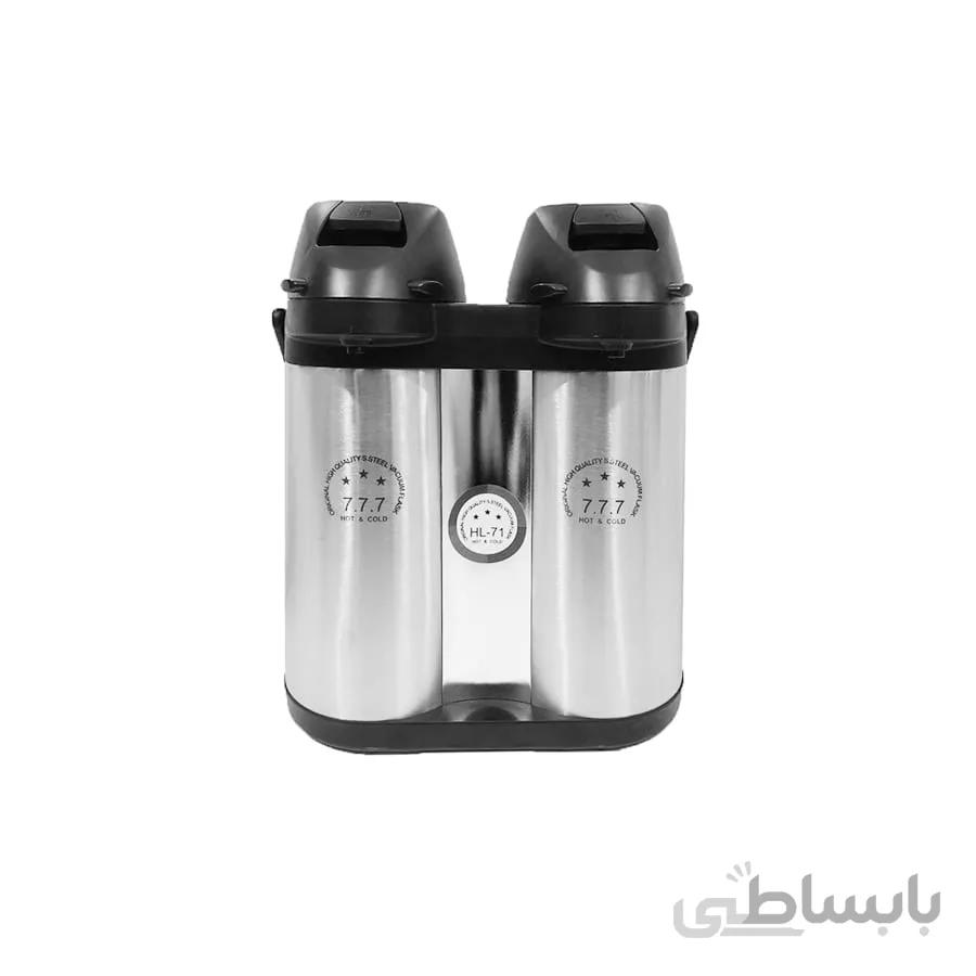 فلاسک دوقلوی استیل 777 مدل HL 71