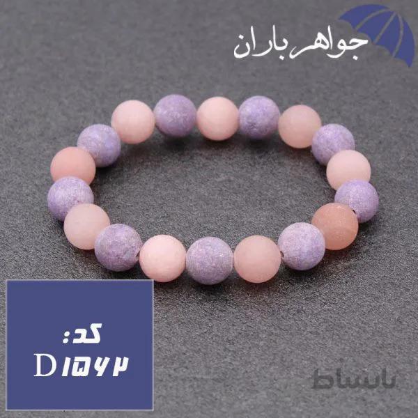 دستبند جید مات خوشرنگ درشت کد D_1562