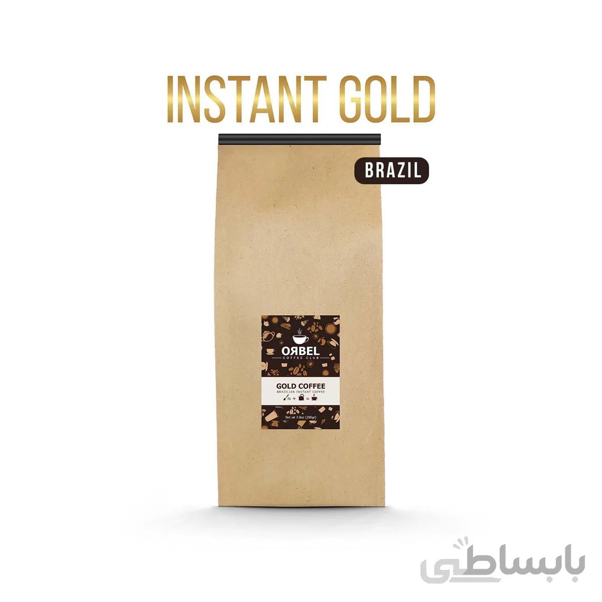 قهوه فوری گلد برزیل اربل 200 گرم