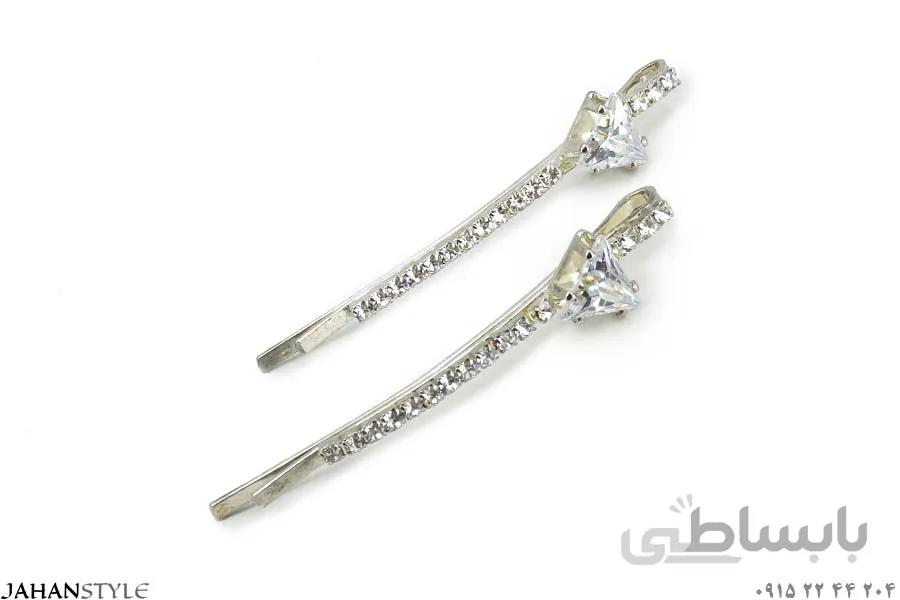 سنجاق سر ظریف نگین دار