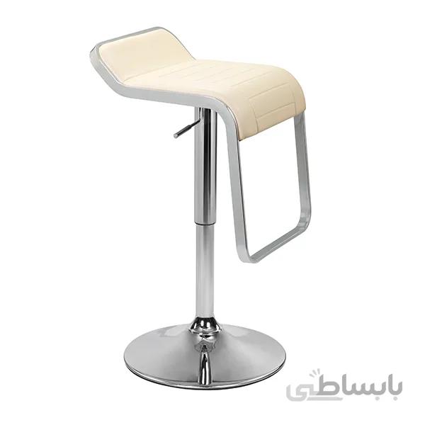 صندلی اپن ارکید چرم سفید جهانتاب