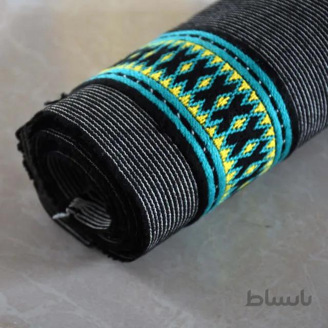 نوار دست دوز سنتی بلوچی طول 100 و عرض 5.5 سانت مدل NVR-02