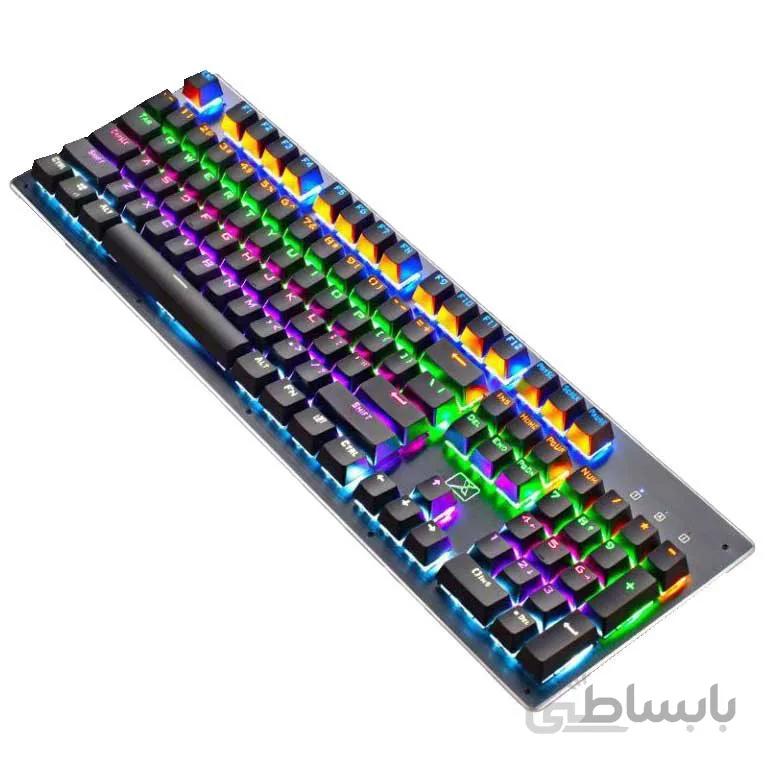 کیبورد گیمینگ مکانیکال RGB مدل KB1000