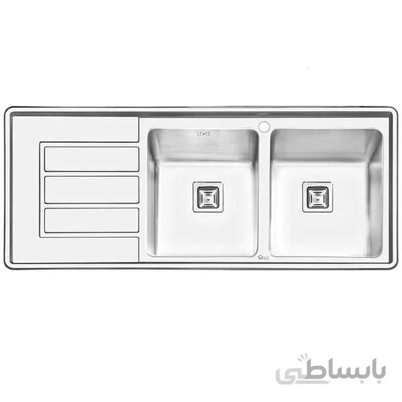 سینک توکار ایلیا استیل مدل 2062