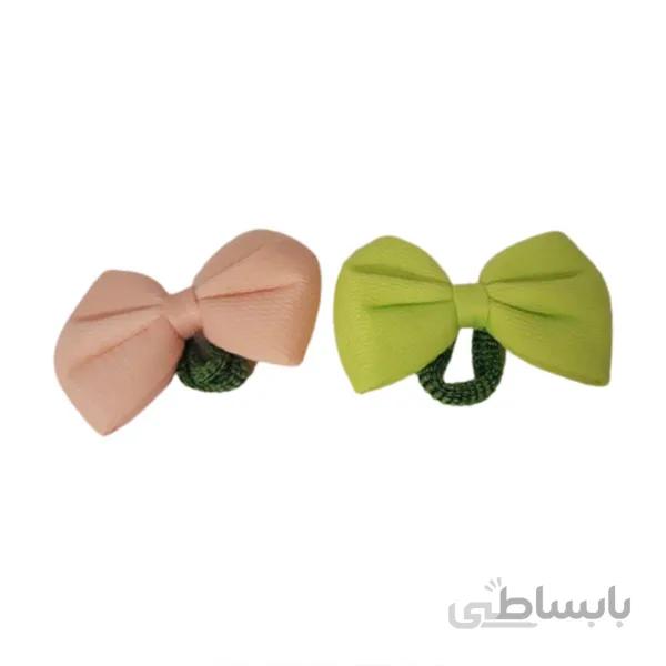 کش مو پاپیونی بسته 2 عددی کد 15