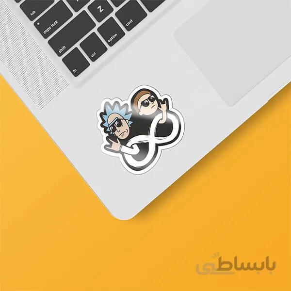 استیکر طرح Rick&Morty 04