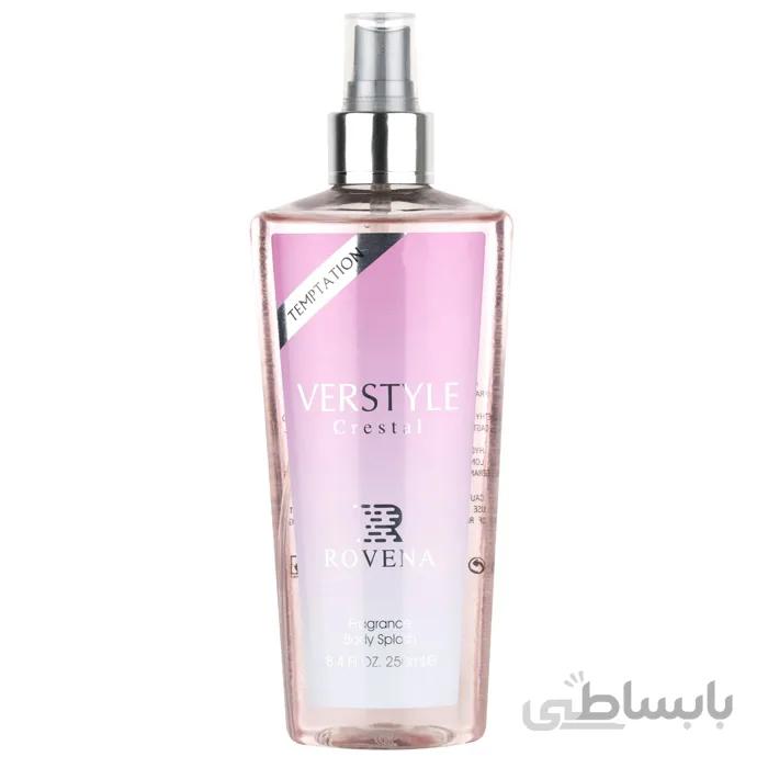 بادی اسپلش زنانه روونا با رایحه ورساچه برایت کریستال ا Rovena-Verstyle Crystal Fragrance Body Splash