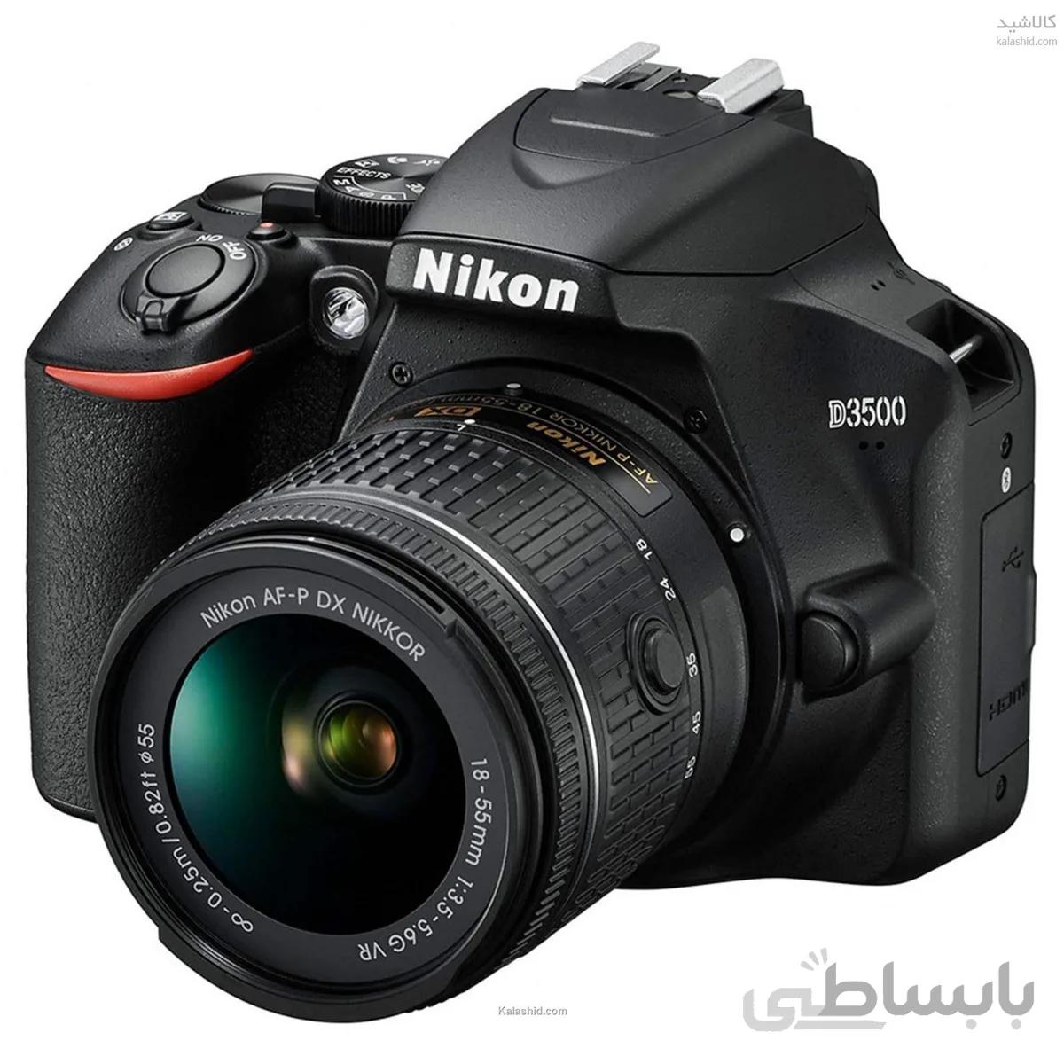 دوربین عکاسی دیجیتال نیکون مدل D3500 DSLR Camera Kit به همراه لنز 18-55mm f/3.5-5.6G VR ا Nikon D3500 DSLR Camera Kit With 18-55mm f/3.5-5.6G VR