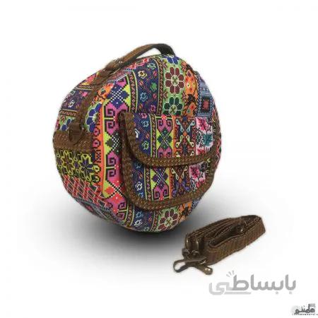 کیف ترمه گرد زنانه مدل دوشی کد 05