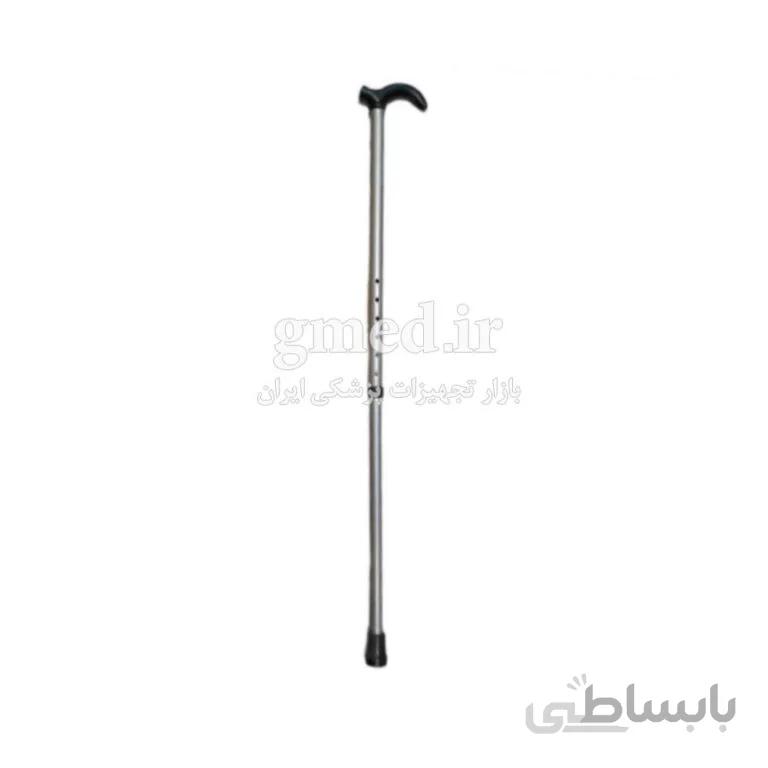 عصای ساده قابل تنظیم ارتفاع بدنه فلزی پالارپا PALARPA ساخت ایران