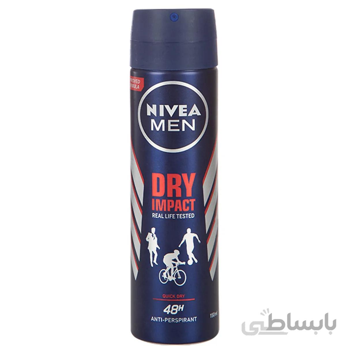 اسپری مردانه نیوآ مدل Dry Impact حجم 150 میلی لیتر