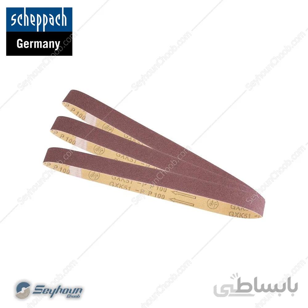 پک 3 عددی کاغذ سنباده نواری شپخ ابعاد 25×762 میلی متر مش 60/100/180 مدل 7903301702 مناسب برای مدل BTS700