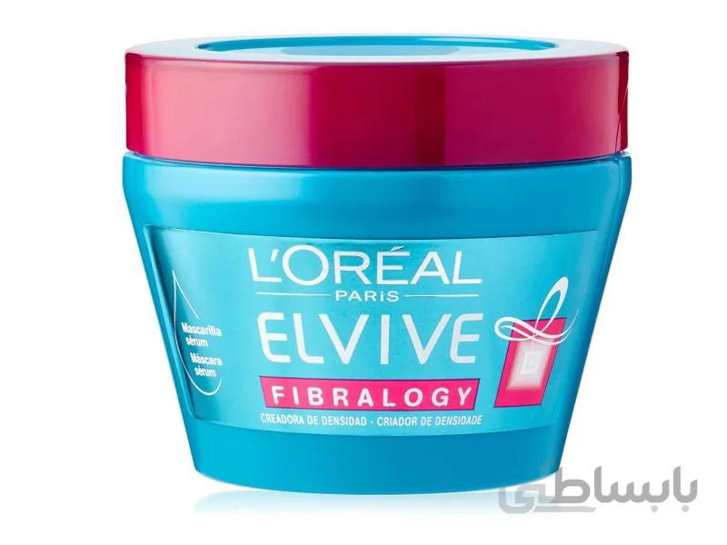 ماسک مو لورال الوایو کاسه ای loreal elvive fibrology masque 300 ml