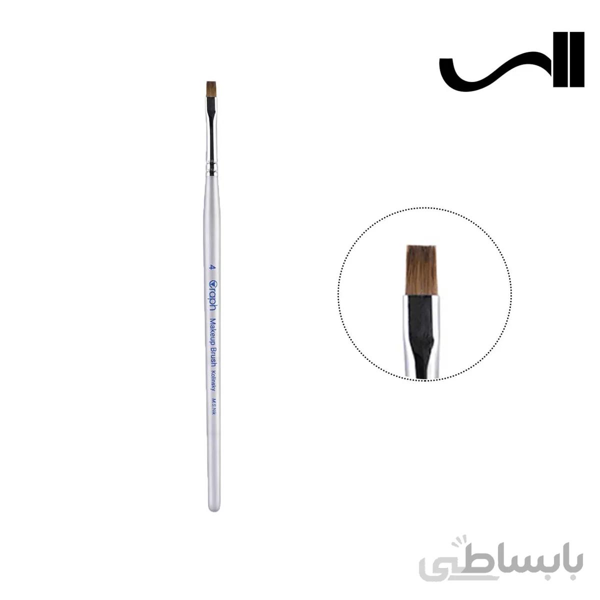 قلم موی تخت سایز 4 گراف