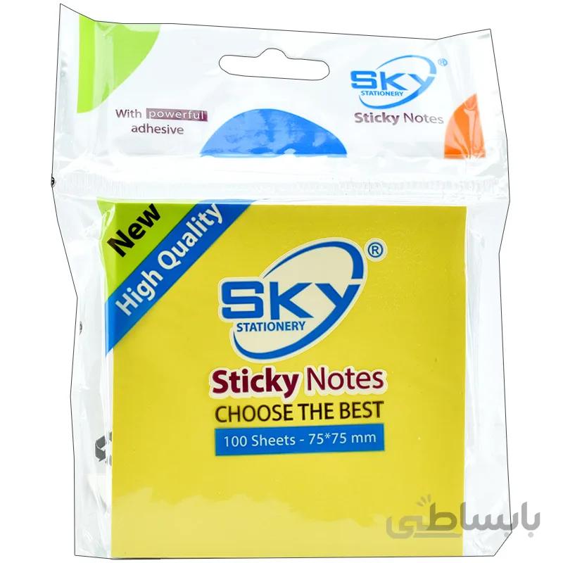 استیک نوت سایز 75 × 75 میلی متری اسکای ا Sky 75 × 75 mm Sticky note