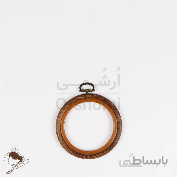 کارگاه ژله ای نیدل پانچ و گلدوزی طرح چوب قطر 9 سانتی متر