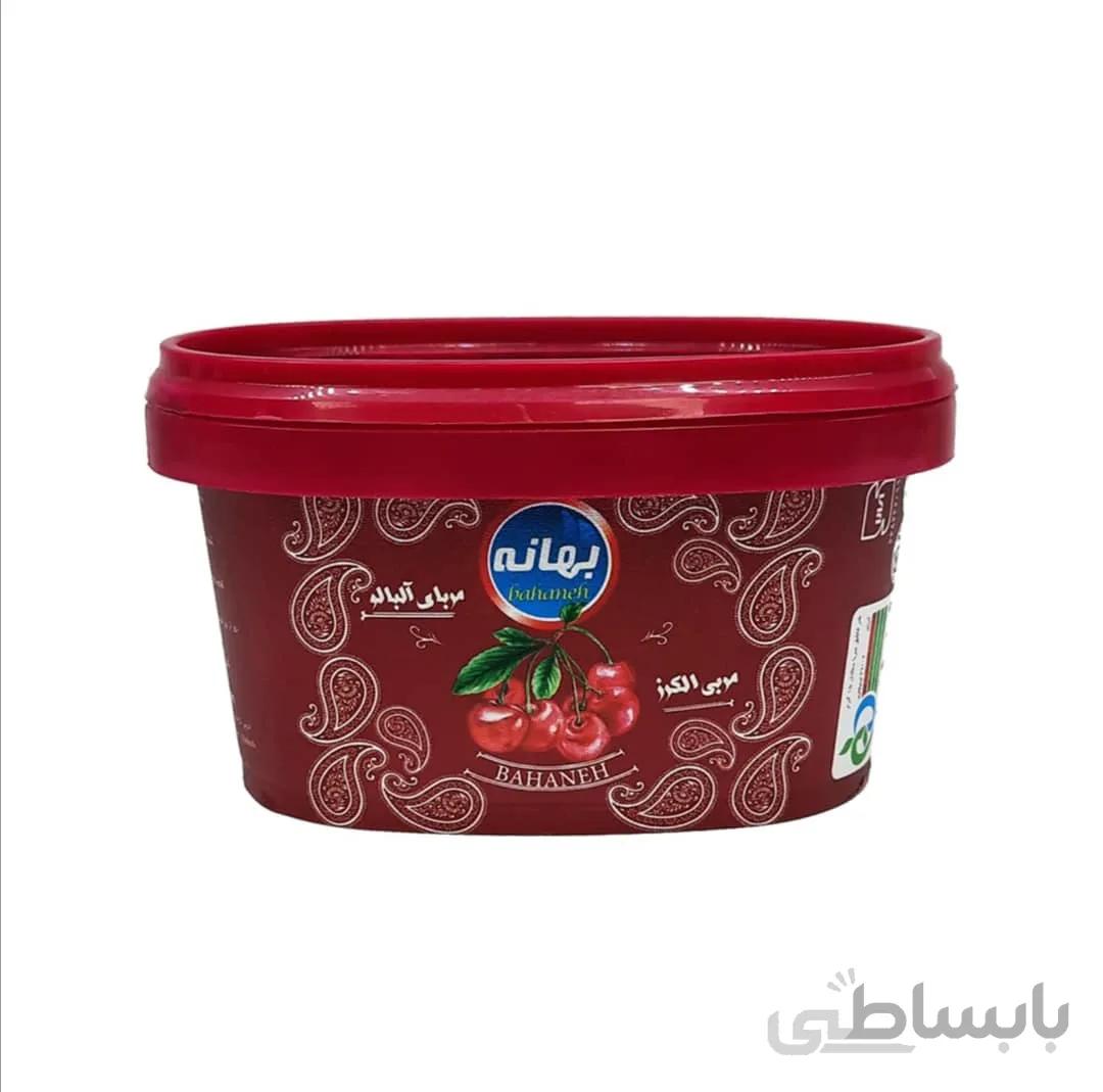 مربا آلبالو۲۲۰ گرمی بهانه ظرفIML-بسته بندی ۲۴ عددی