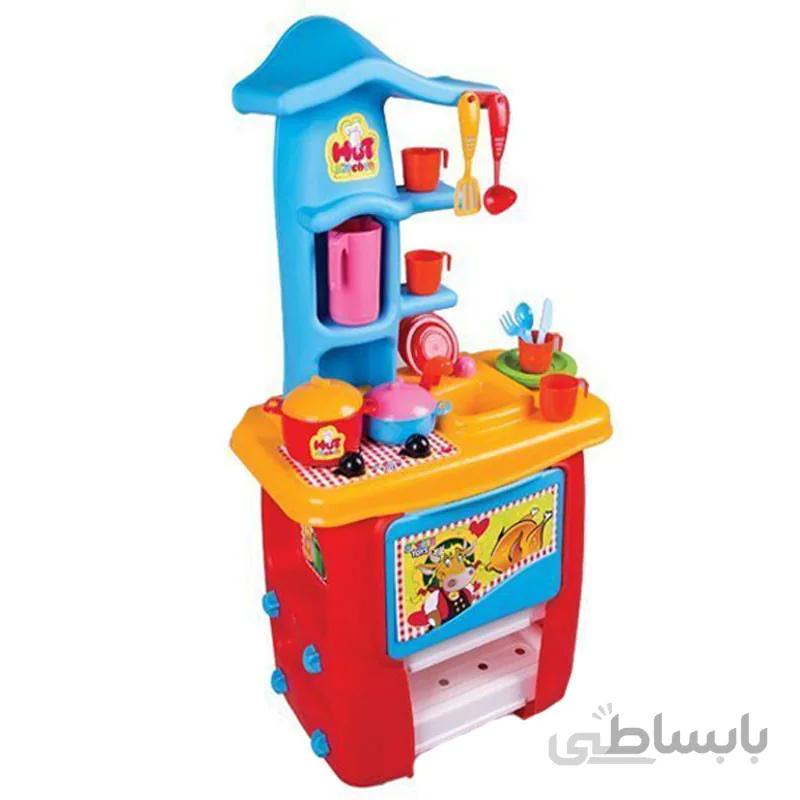 آشپزخانه کودک پلاستیکی زرین مدل کلبه