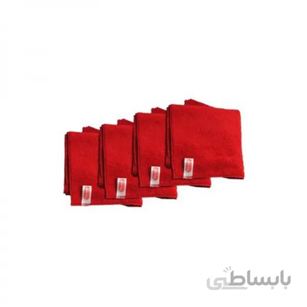 حوله مایکروفایبر ضدخش تام کلین مدل TC-mfs300rx4 بسته 4 عددی