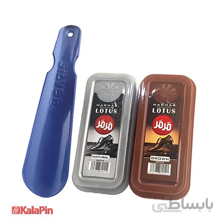 پکیج پاشنه کش و واکس کفش