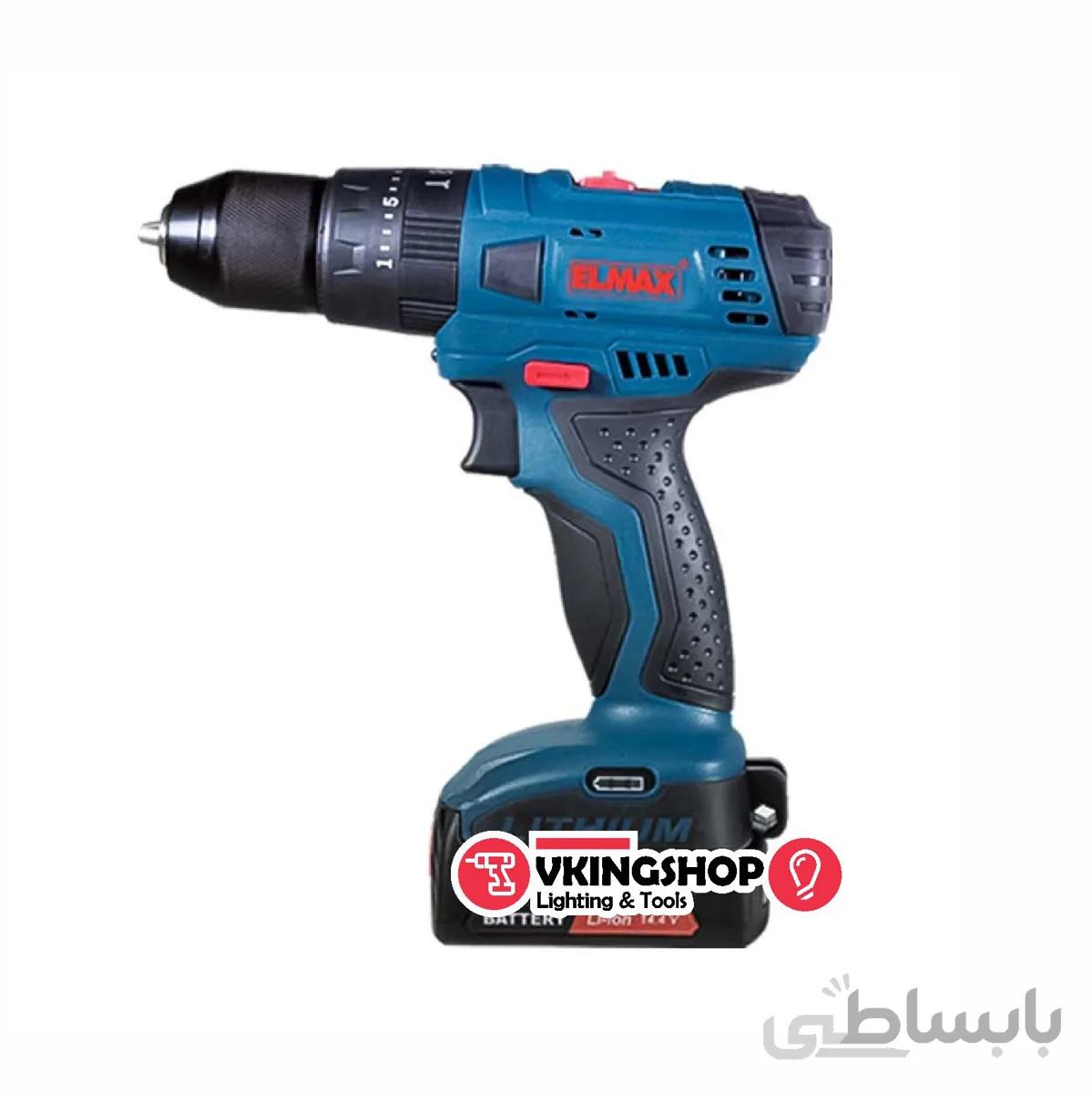 دریل شارژی چکشی 14 ولت لیتیوم المکس مدل CD 234