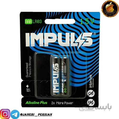 باتری نیم قلم IMPULS ALKALINE PLUS AAL03