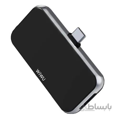 هاب 4 پورت USB-C WIWUمدل Alpha T5 Pro