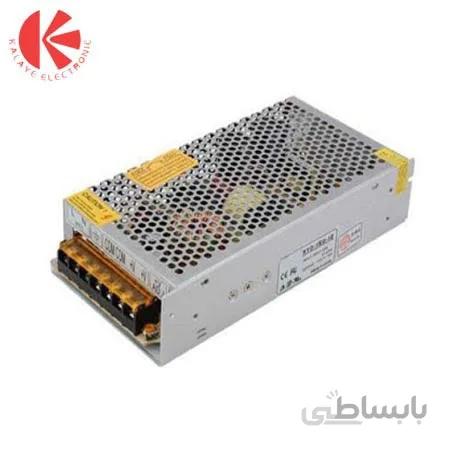 منبع تغذیه فلزی 12 ولت 15 آمپر