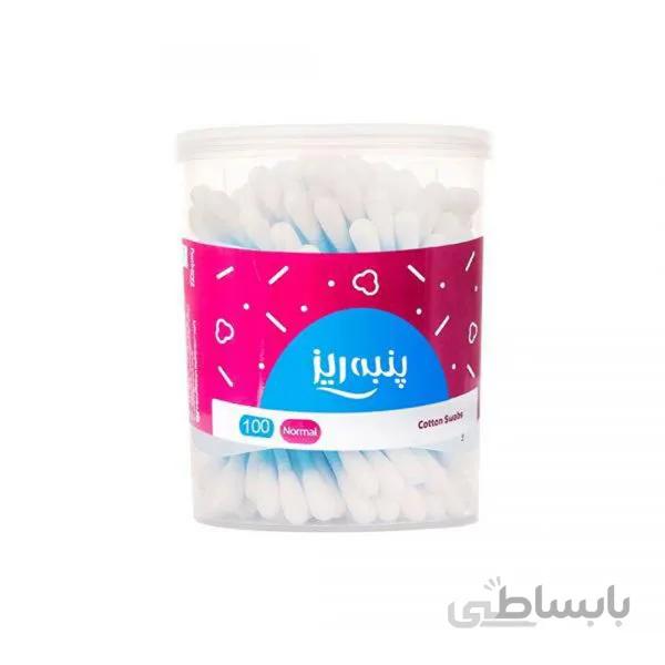 گوش پاک کن (100 عدد) پنبه ریز