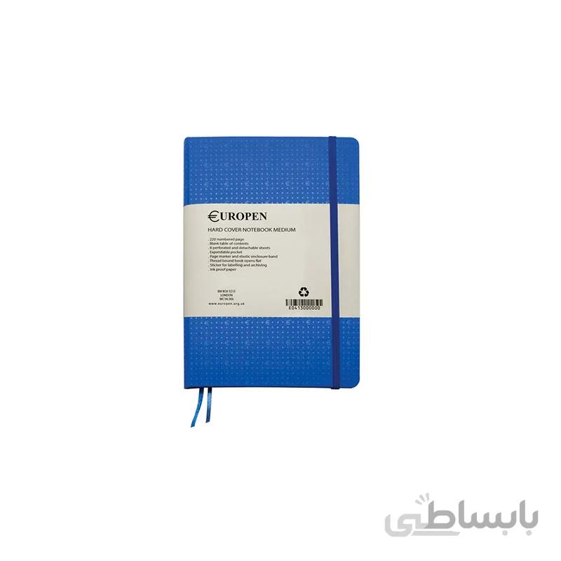دفتر یوروپن مدل NOTEBOOK MEDIUM سورمه ای