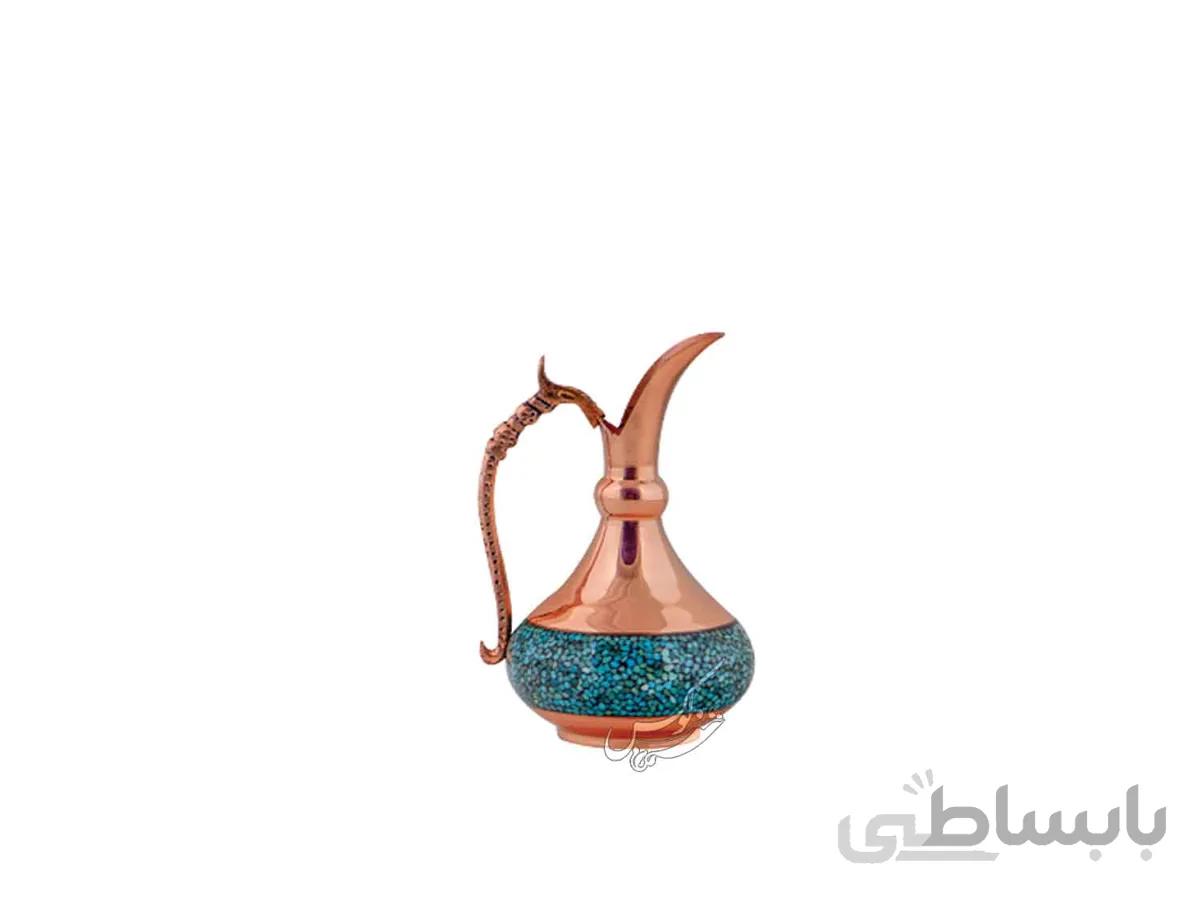 پارچ فیروزه کوبی مدل شلغمی