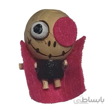 سرکلیدی چوبی عروسکی یک چشم