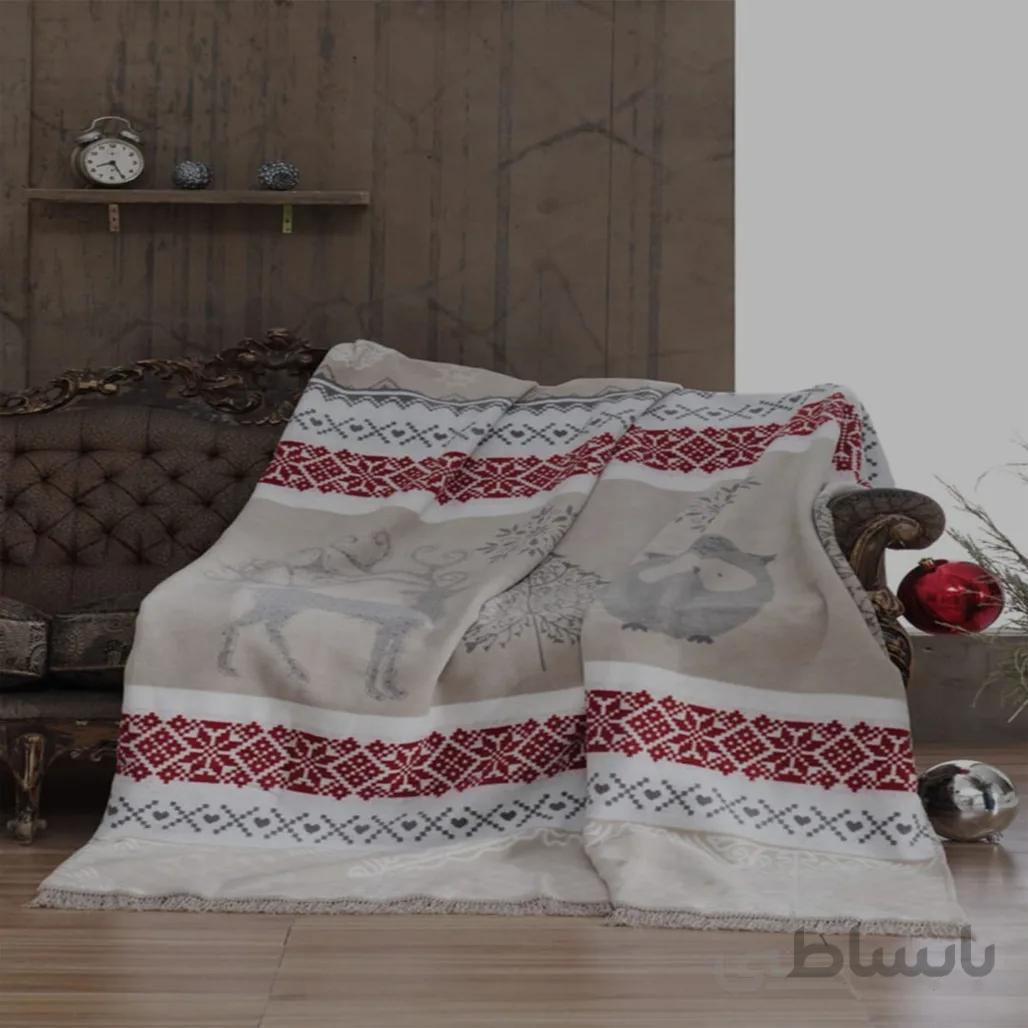 پتو ازدیلک مدل winter wishes یک نفره