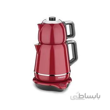 چایساز کرکماز اصلی مدل Demiks کد a332_01 ا KORKMAZ electrical tea pot set A332