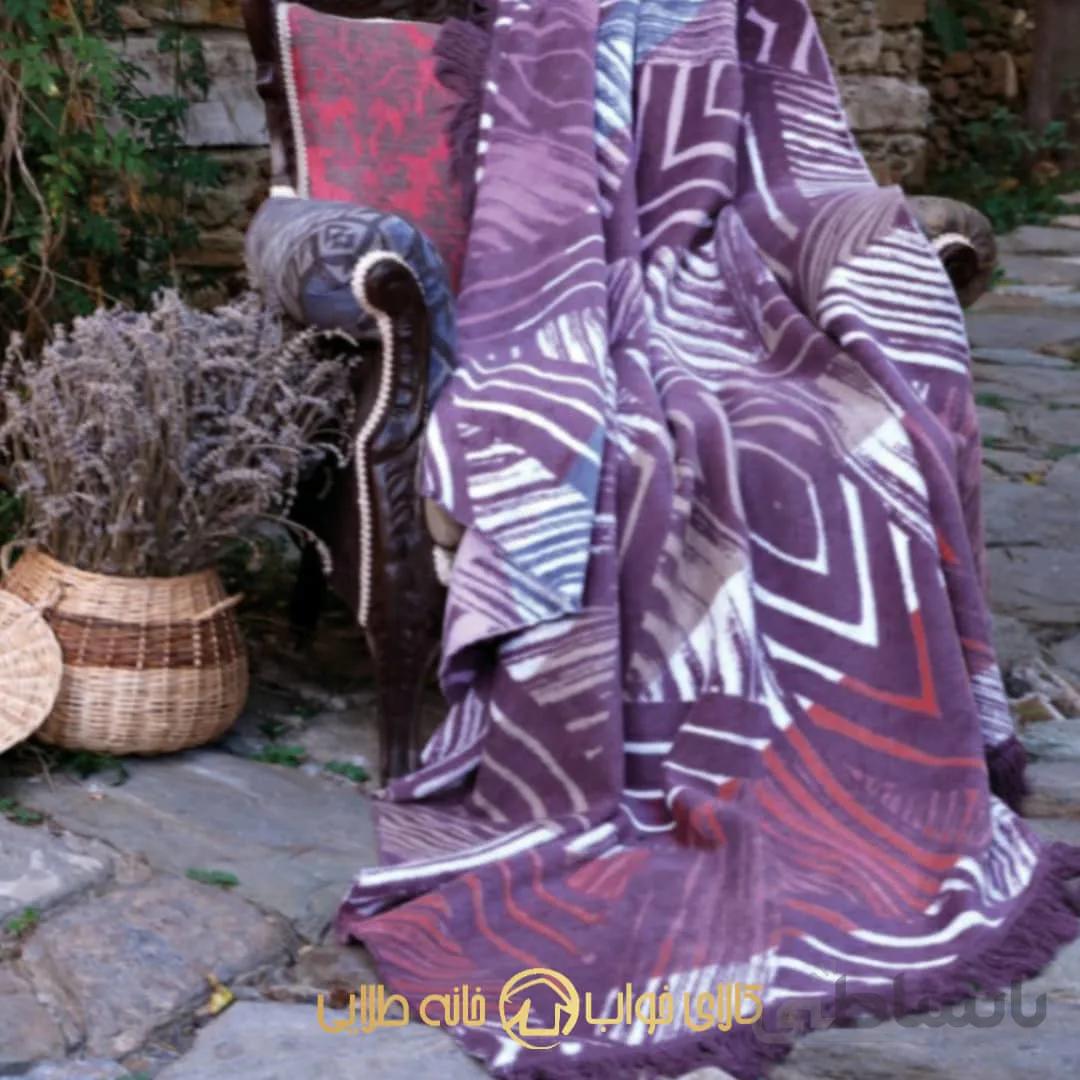 پتو پنبه ای دونفره مدل DELIN برند PERLA HOME