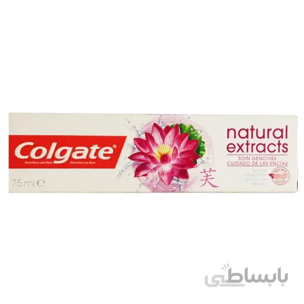 خمیر دندان کلگیت مدل Natural Extracts حجم 75 میلی لیتر