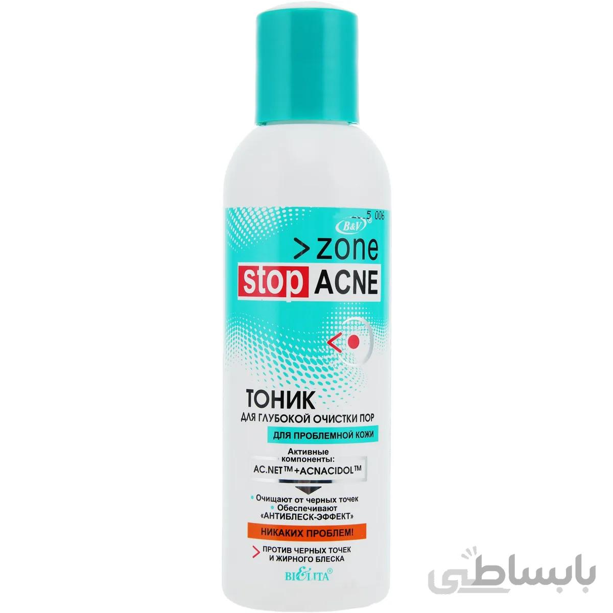 تونیک زون استاپ آکنه (Zone Stop Acne) حجم ۱۵۰ میلی لیتر