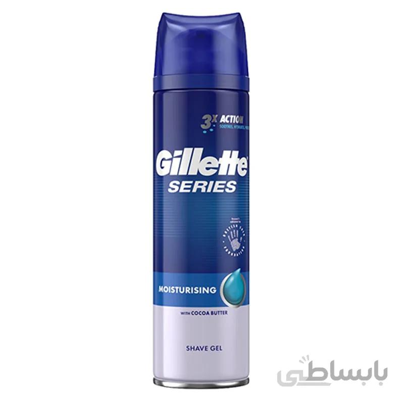 ژل اصلاح ژیلت 3xACTION مدل مرطوب کننده حجم 200ml